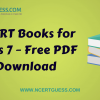 NCERT Books for Class 7 – Free PDF Download
