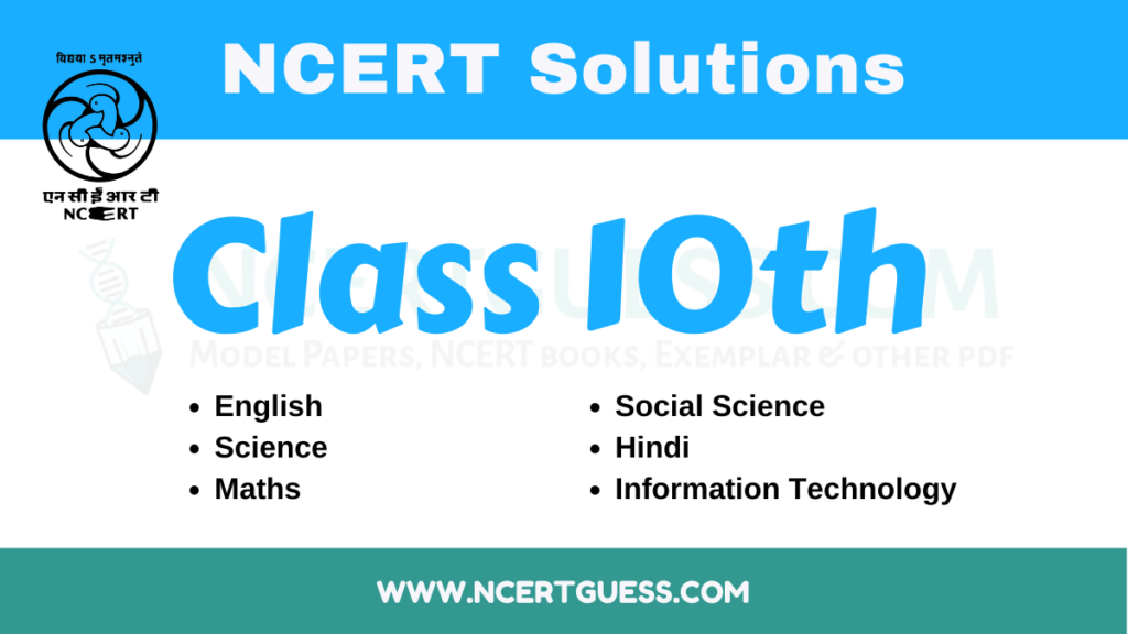 NCERT Solutions for Class 10