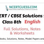 Ncert / cbse solutions class 8thh english