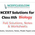 Class 11th biology solutions
