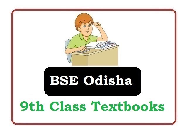 BSE Odisha 9th Class Textbooks 2020, BSE Odisha 9th Class books 2020