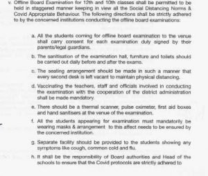 Guidelines for Boards Exam