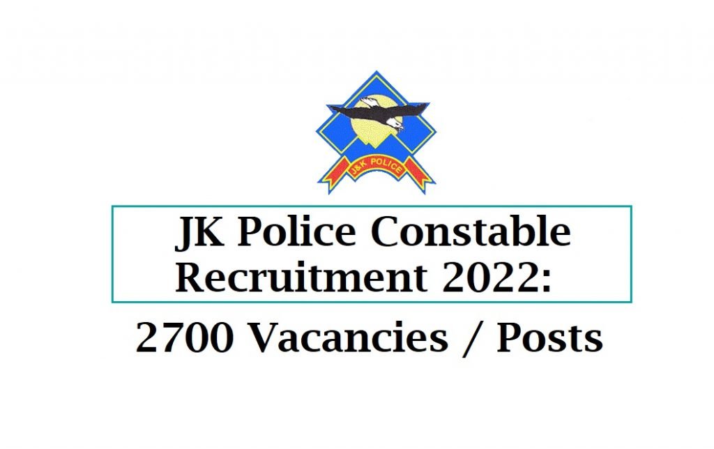 JK Police Constable Recruitment